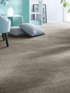 Emotion Velours-Teppichboden, Taupe 49