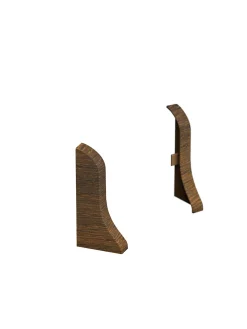 Endstück 4cm Verlegezubehör, Nussbaum