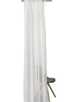 Enna Vorhang mit Gardinenband, Offwhite