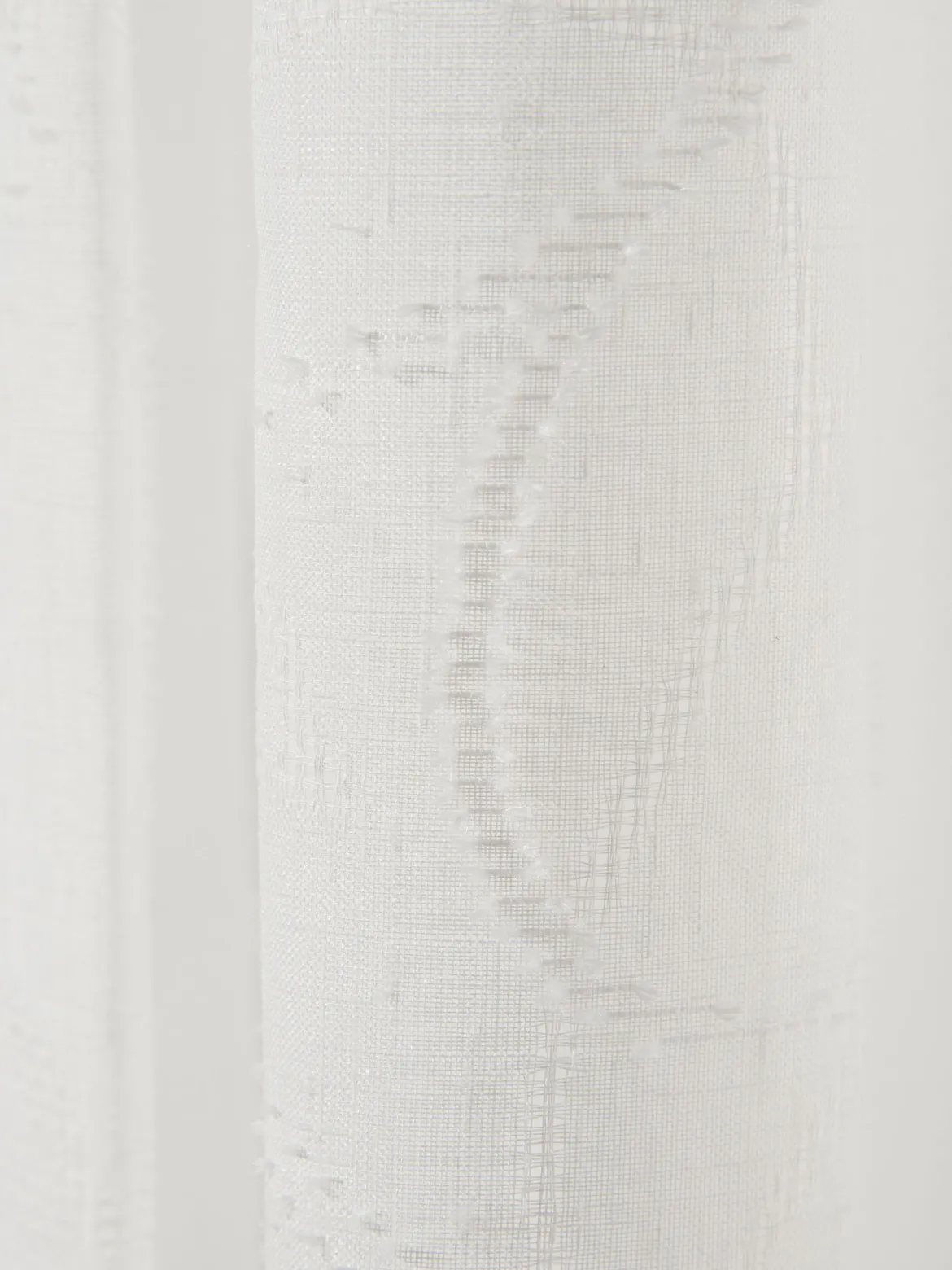 Enna Vorhang mit Gardinenband, Offwhite