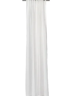 Enna Vorhang mit Gardinenband, Offwhite