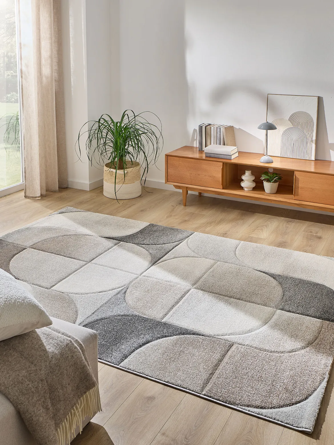 Fantastico Moderner Teppich, Beige