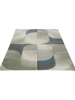 Fantastico Moderner Teppich, Blau