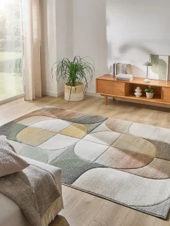Fantastico Moderner Teppich, Multicolor