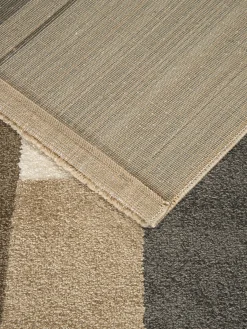 Favoretta Moderner Teppich, Braun/Silber
