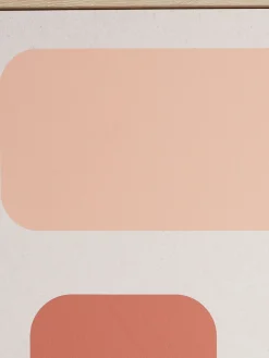 Finca Leinwand Druck, Multicolor