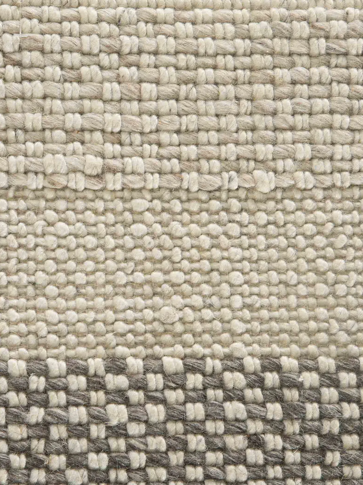 Finnbo Flachgewebe-Teppich, Ivory