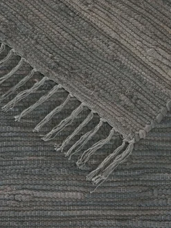 Frösunda Baumwoll-Teppich, Anthrazit