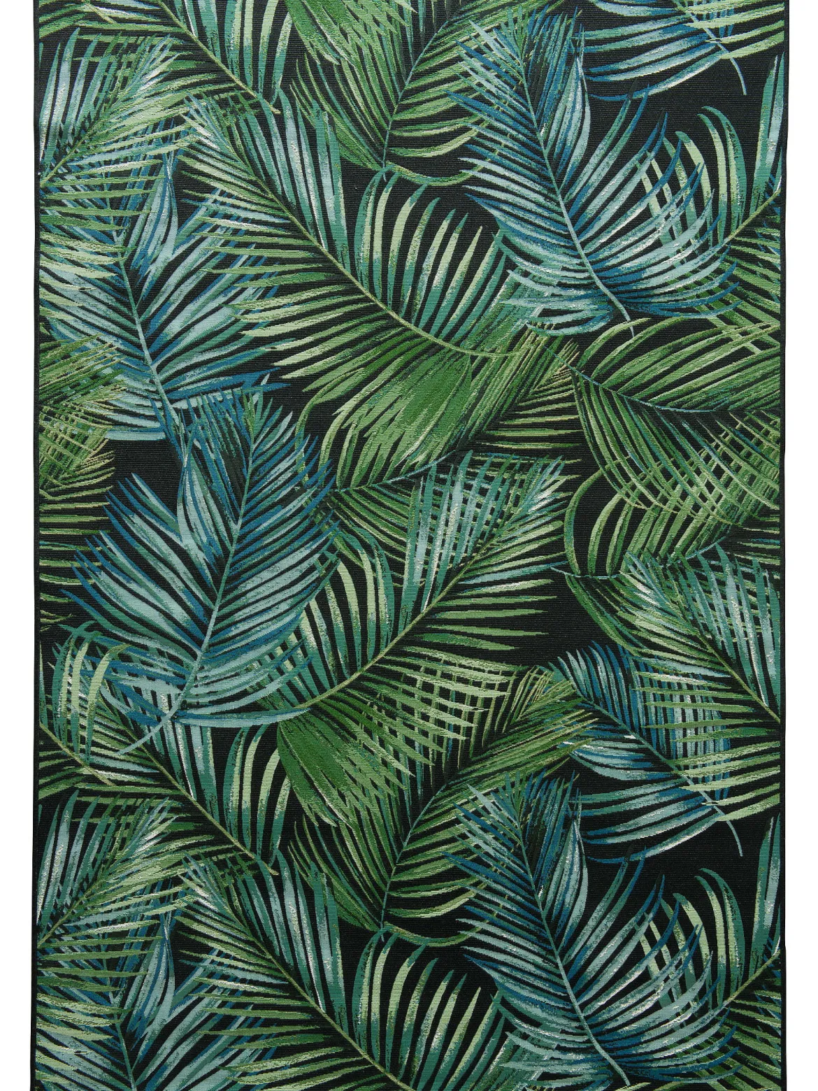 Galapagos Outdoor-Teppich, Leaf Black