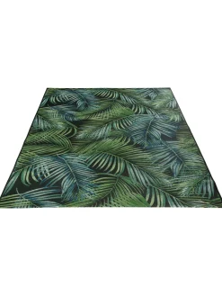 Galapagos Outdoor-Teppich, Leaf Black