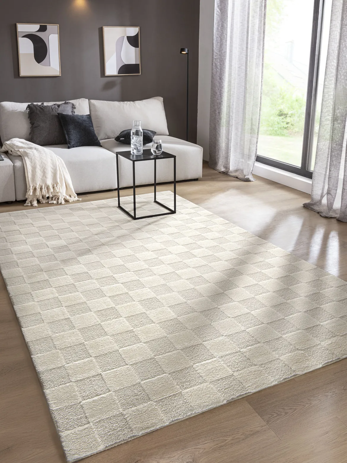 Gitana Moderner Teppich, Creme
