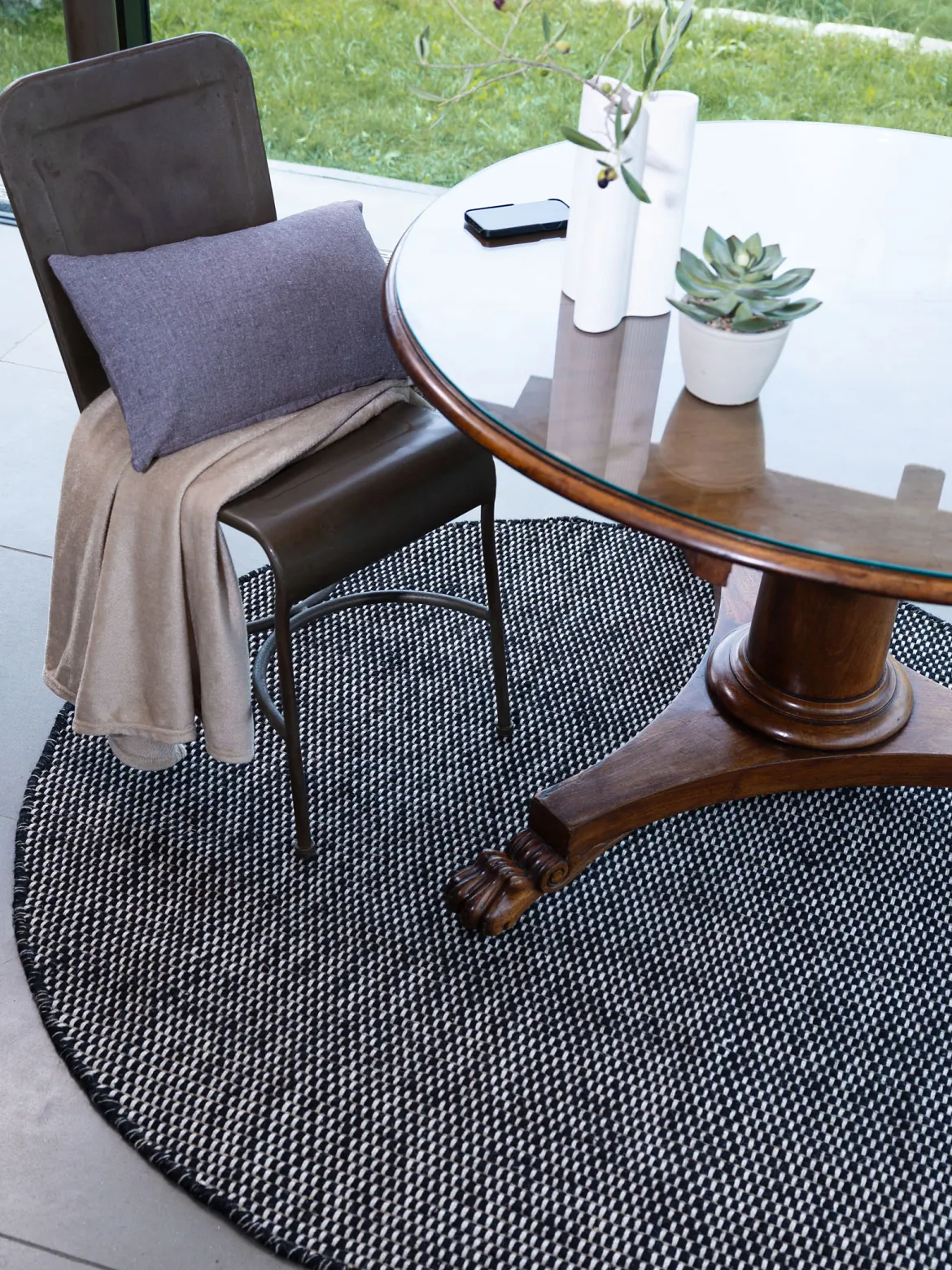 Haderup Woll-Teppich, Black