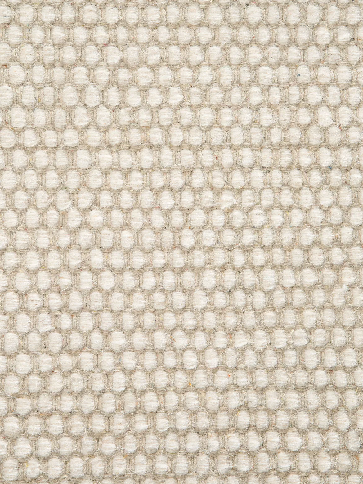 Haderup Woll-Teppich, White