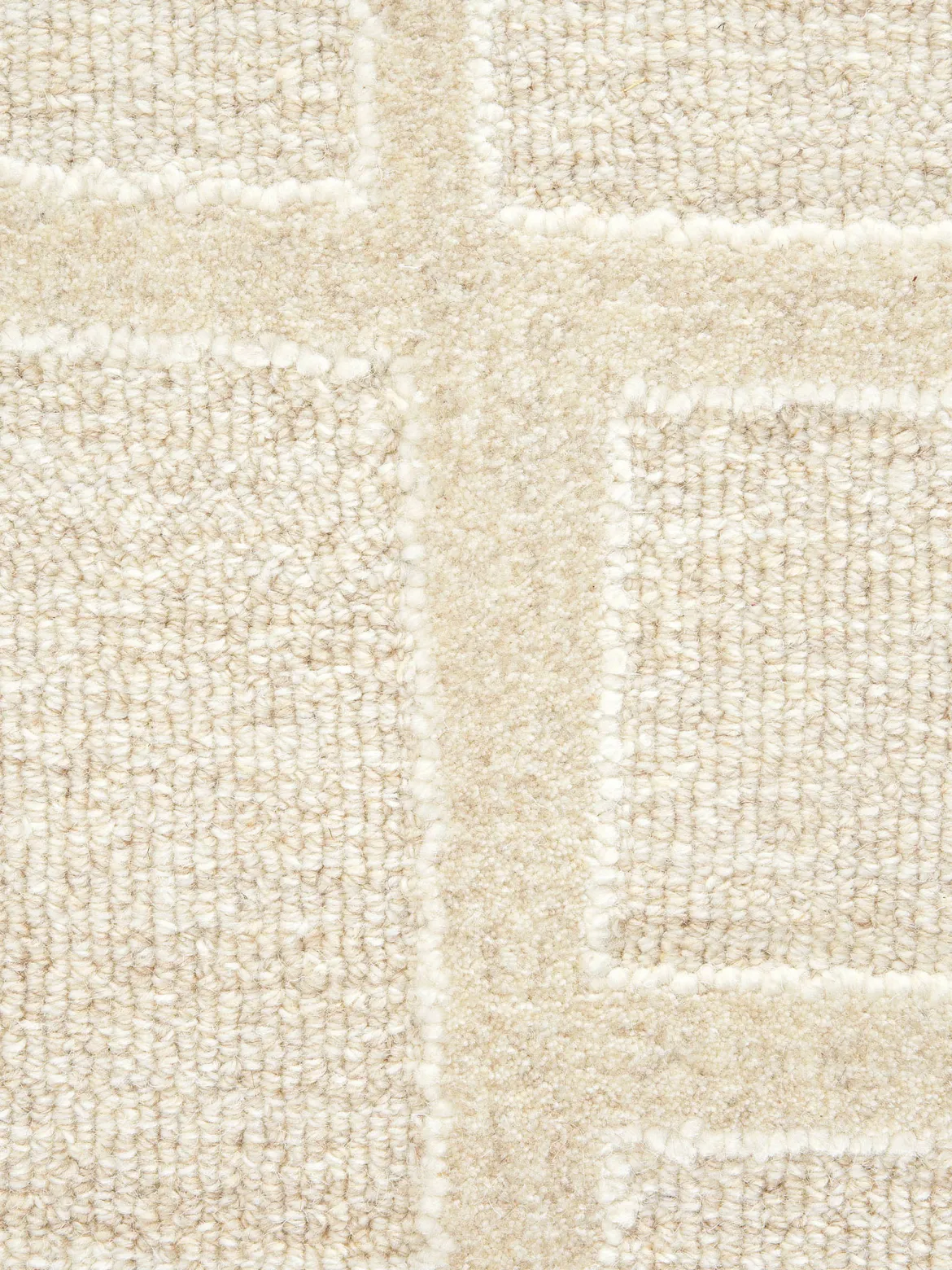 Hallund Moderner Teppich, Sand