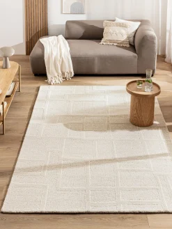 Hallund Moderner Teppich, Sand
