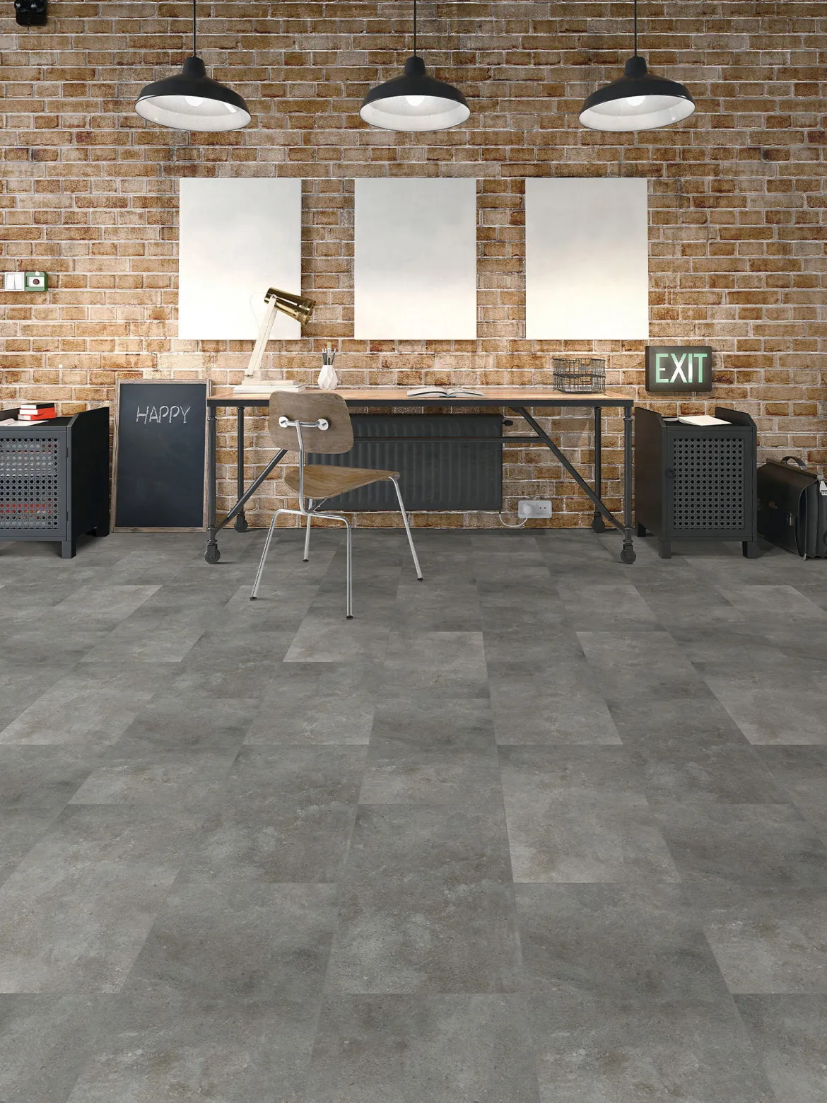 Hallway Klickvinyl, Dark Marmor 10227