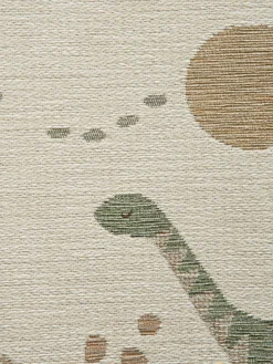 Happy Dino Kinder-Teppich, Ivory