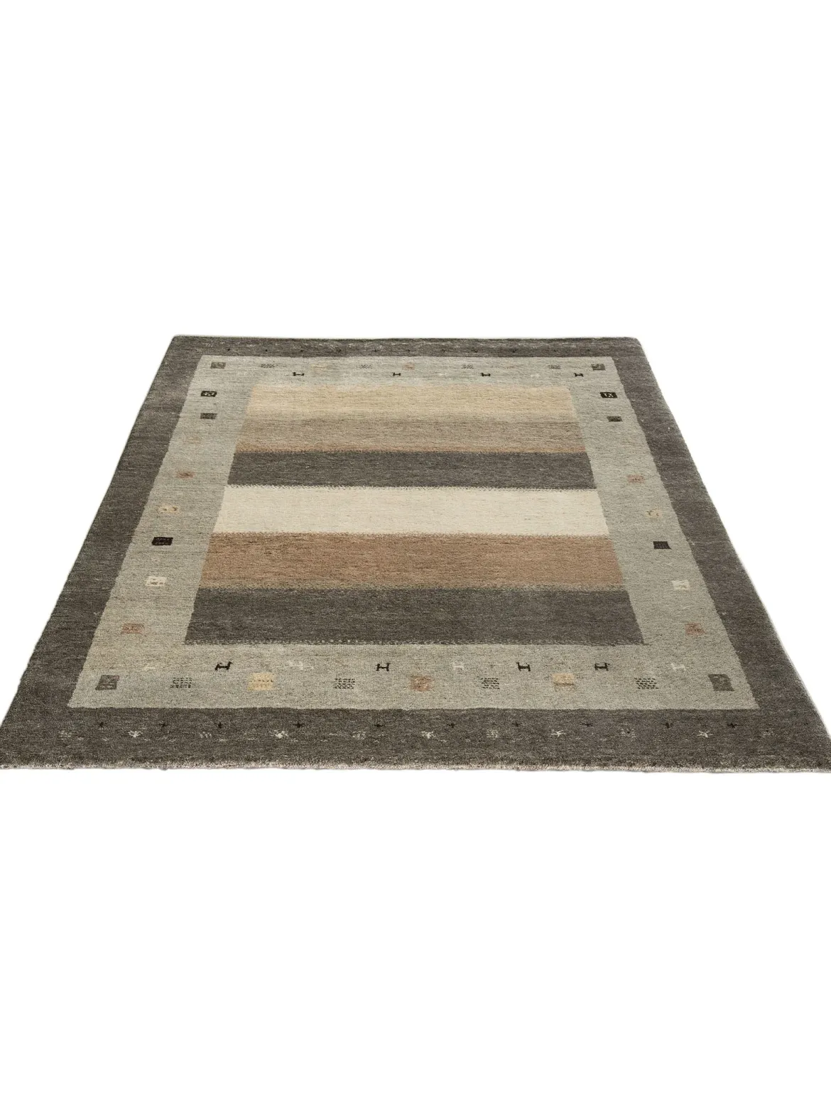 Harpalpur Gabbeh-Teppich, Charcoal