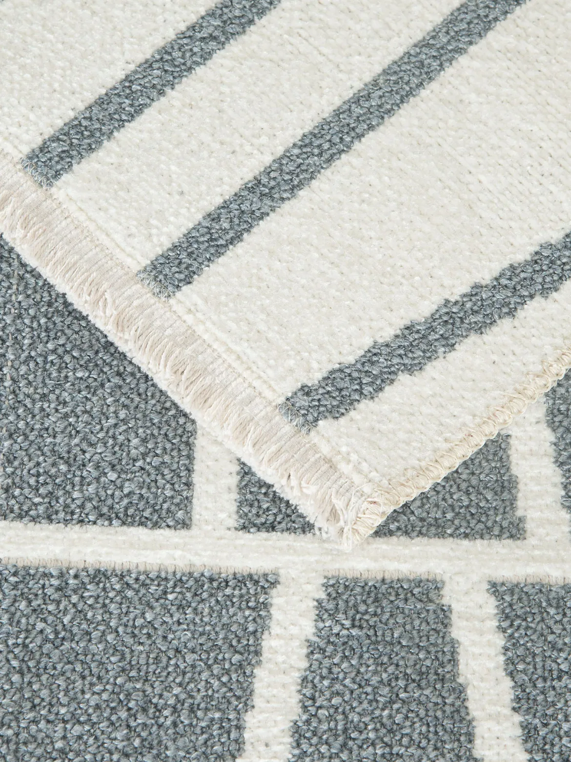 Hedda Moderner Teppich, Creme/grau