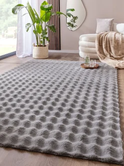Heltborg Kunstfell-Teppich, Grey