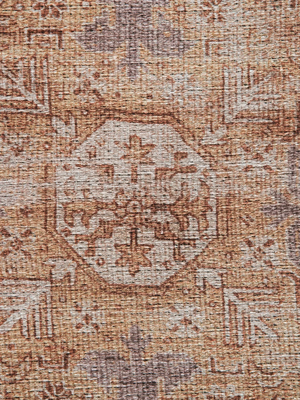 Hemmadi Vintage-Teppich, Antikgold