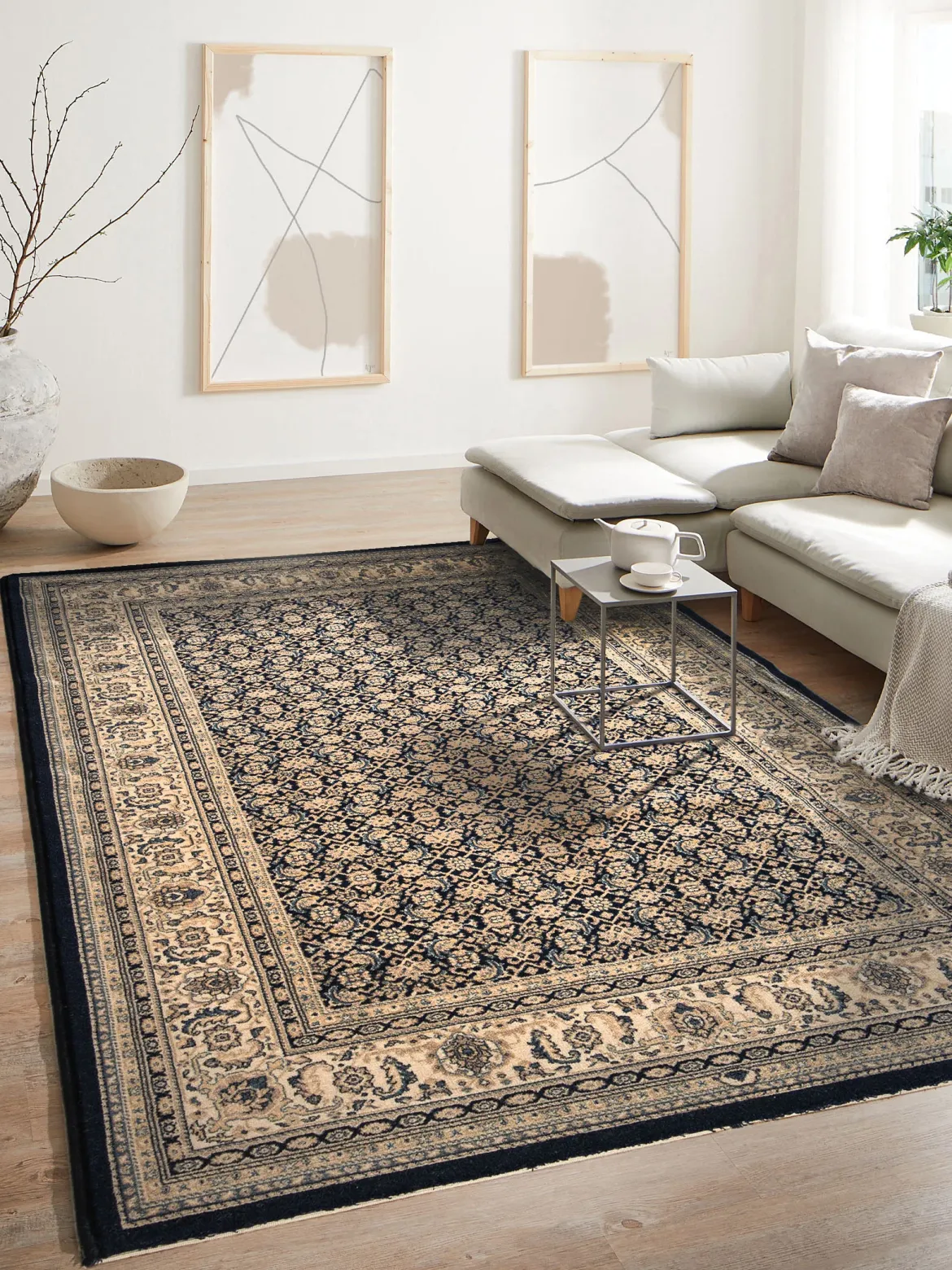Herati Royal Orient-Teppich, Blau