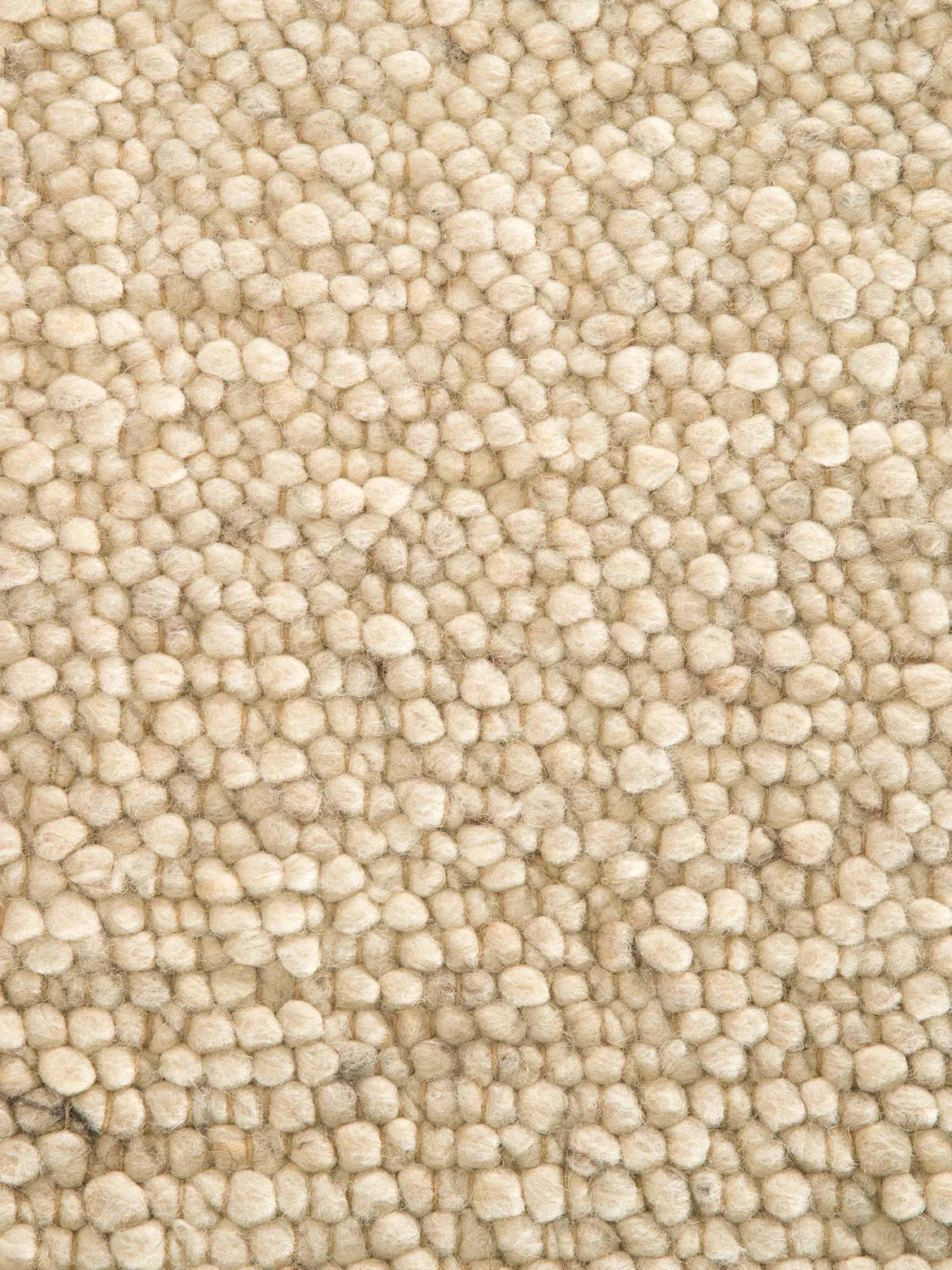 Hillsand Woll-Teppich, Creme