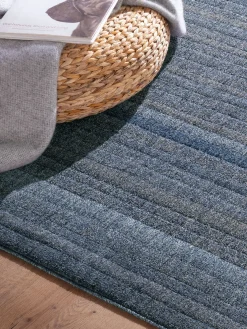 Hillsboro Moderner Teppich, Blau