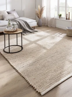 Holbaek Jute-Teppich, Sand White