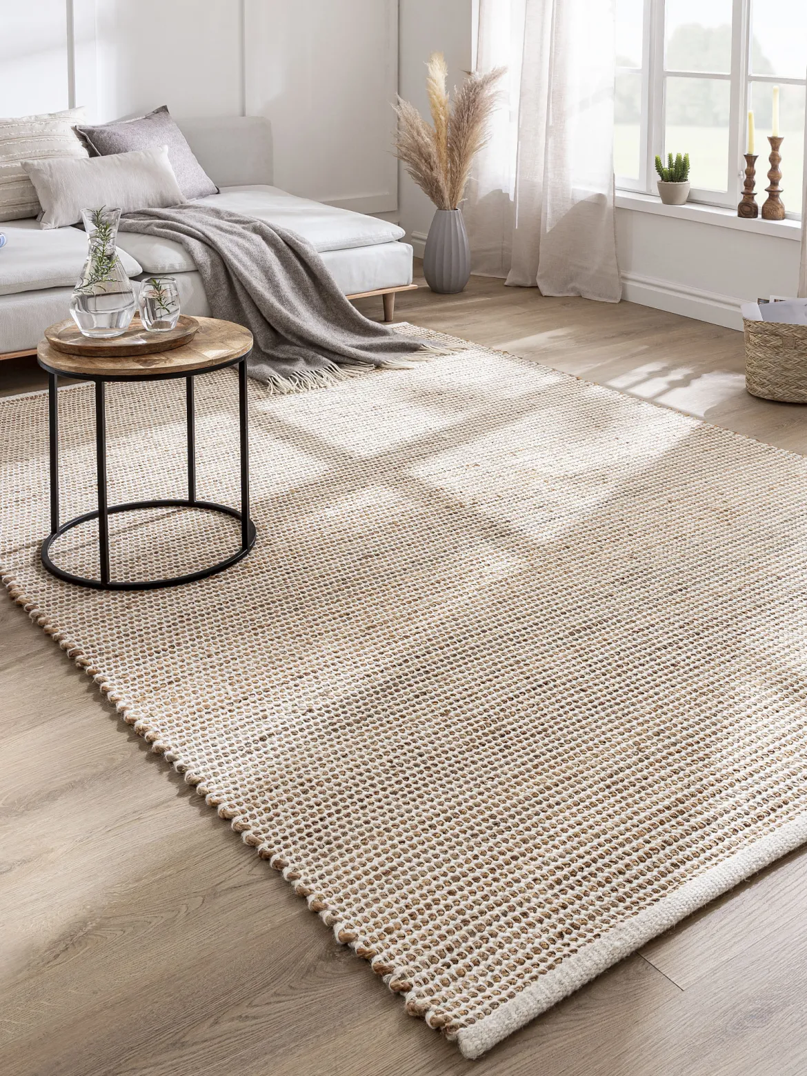 Holbaek Jute-Teppich, Sand White