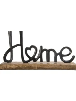 Home Aufsteller, Schwarz/Eiche