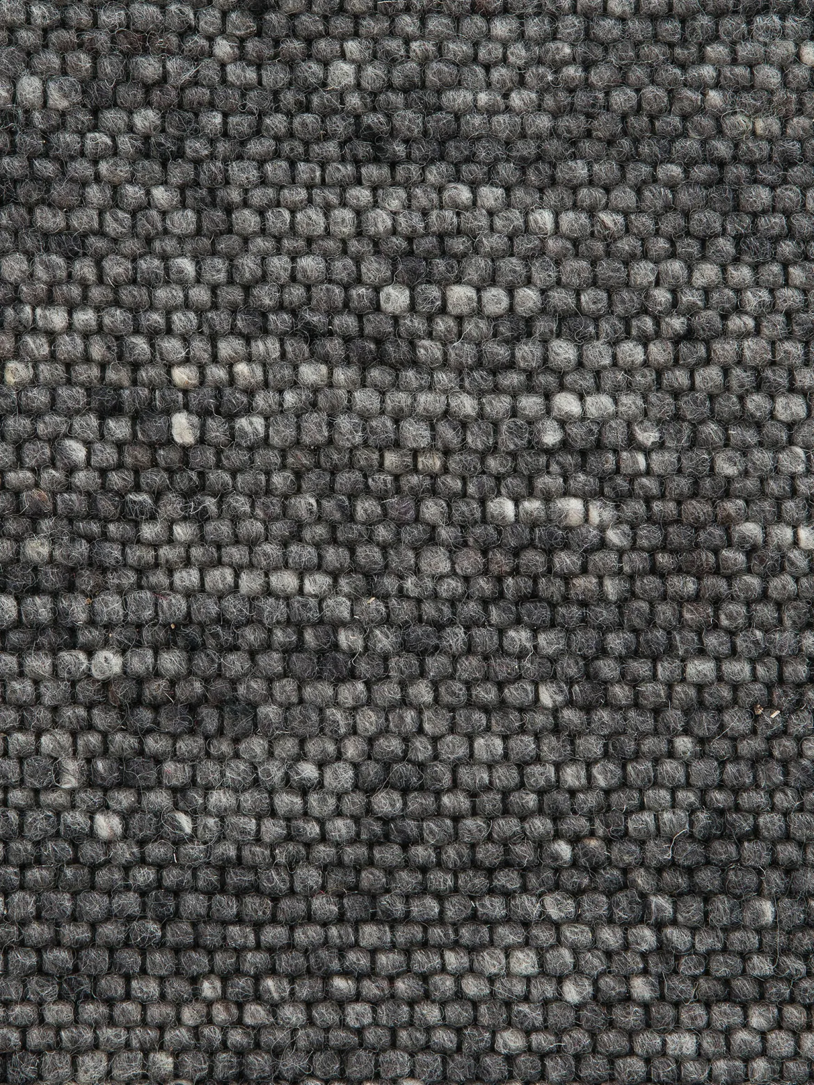 Hörneberg Woll-Teppich, Dunkelgrau
