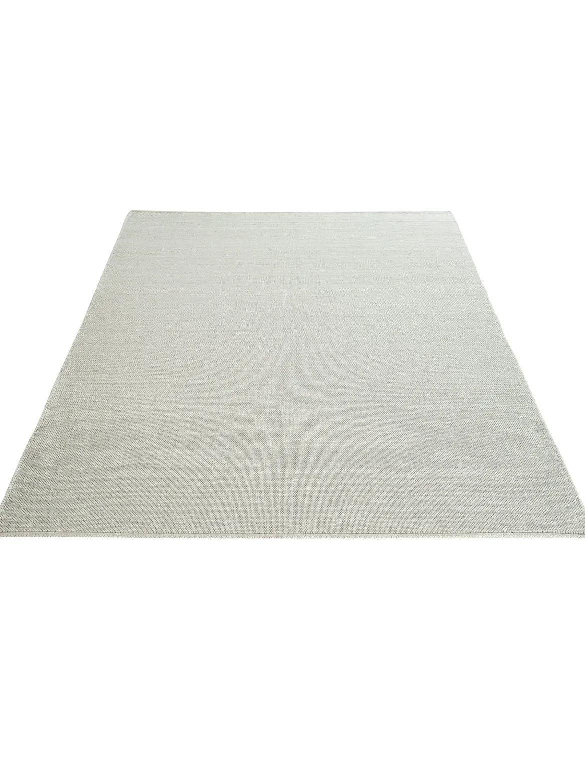 Hörneberg Woll-Teppich, Weiss