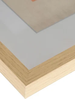 Itana Leinwand Druck, Beige