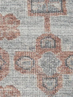 Jampur Vintage-Teppich, Blau