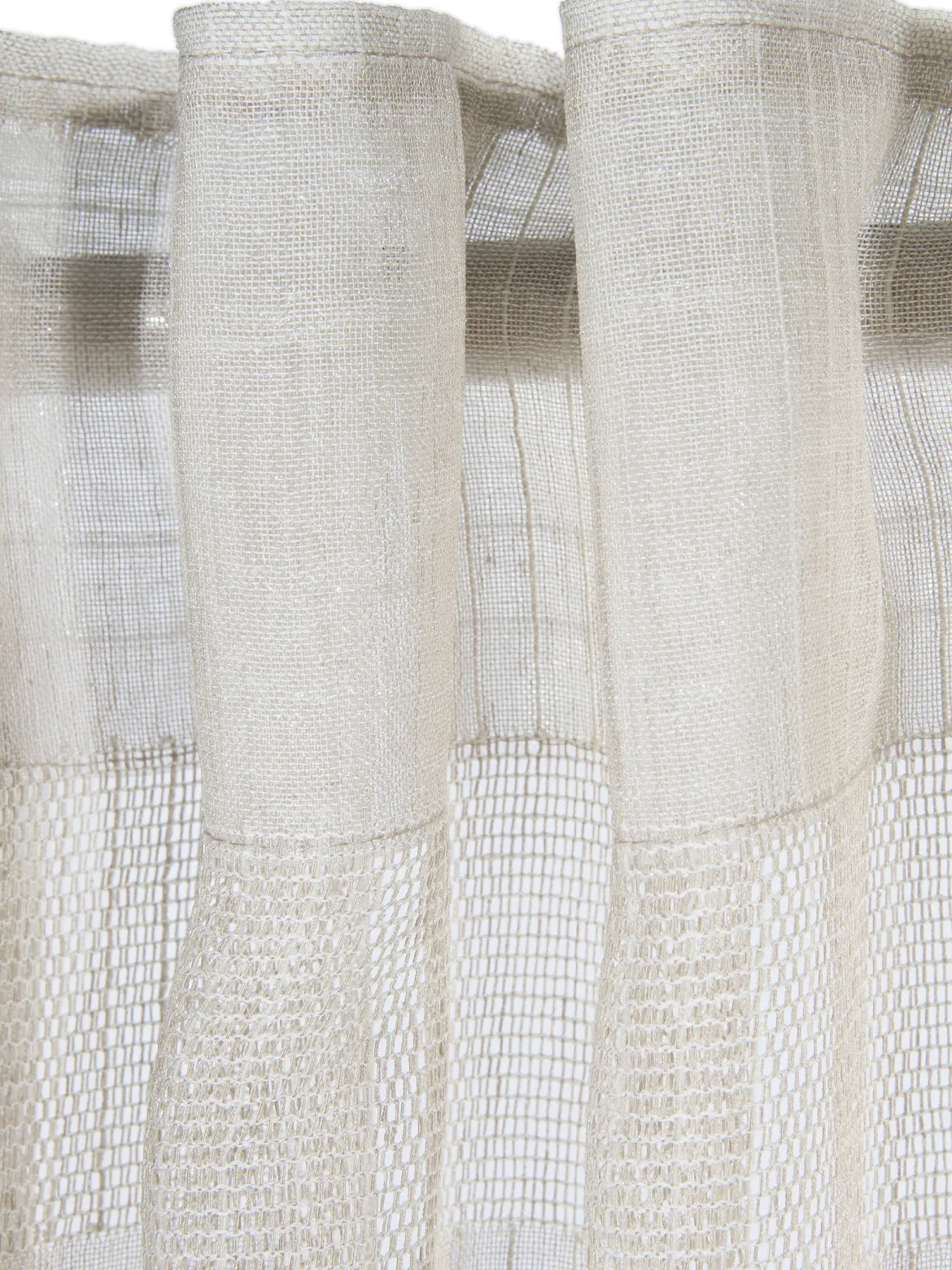 Jonna Vorhang mit Gardinenband, Taupe