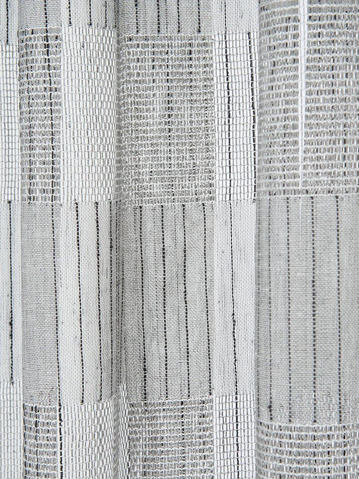 Jonna Vorhang mit Gardinenband, Kiesel
