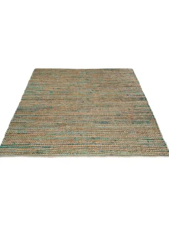 Kaliva Flachgewebe-Teppich, Ocean Blue