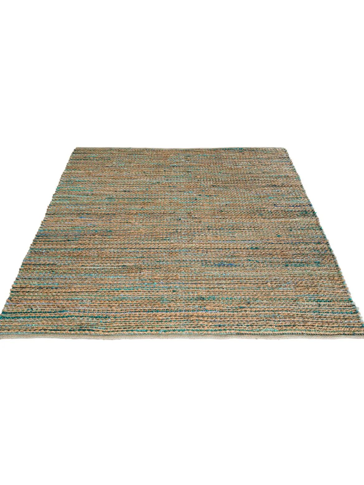 Kaliva Flachgewebe-Teppich, Ocean Blue