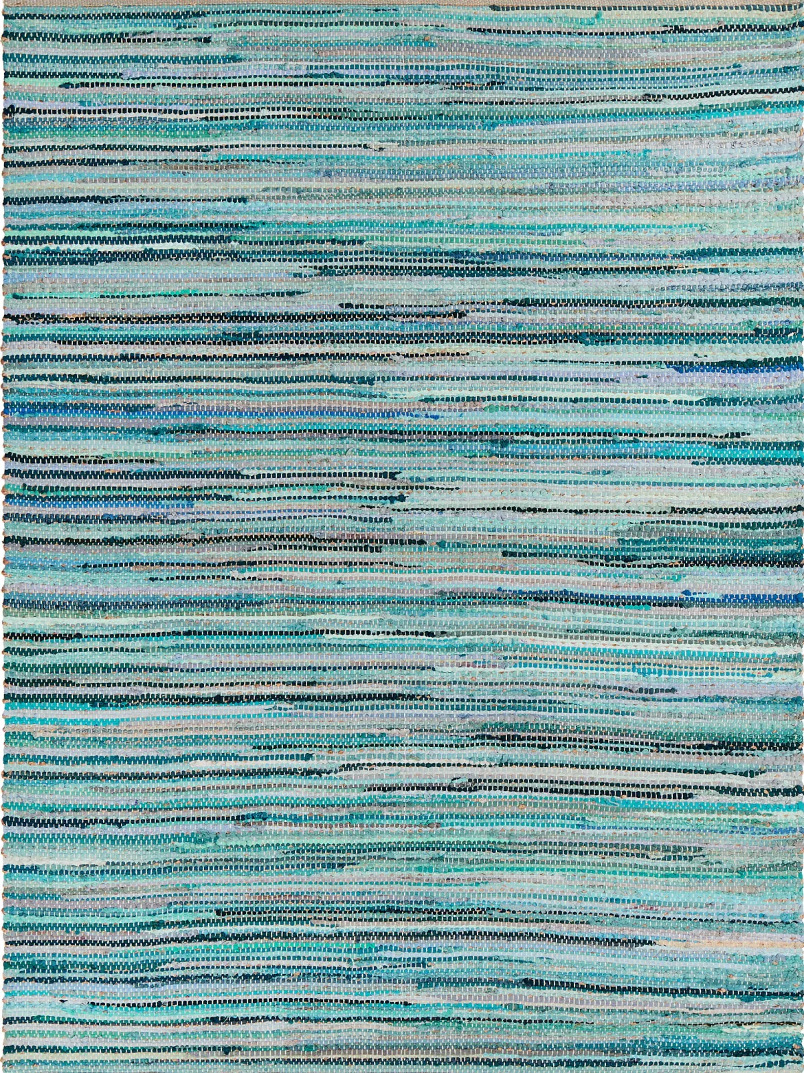 Kaliva Flachgewebe-Teppich, Ocean Blue