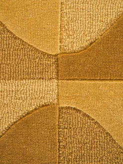 Kallerup Woll-Teppich, Gold