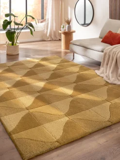 Kallerup Woll-Teppich, Gold