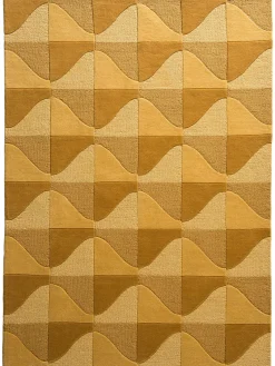 Kallerup Woll-Teppich, Gold
