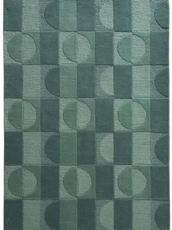 Kallerup Woll-Teppich, Petrol