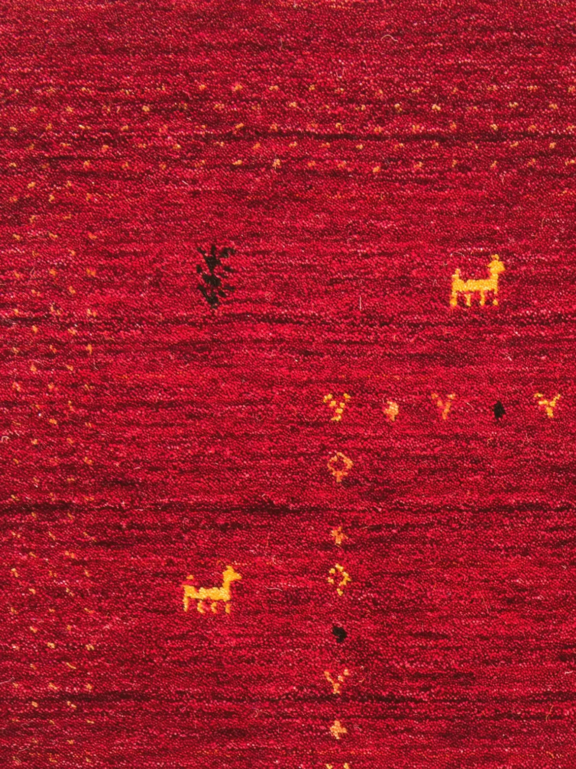 Kamlapur Gabbeh-Teppich, Bordeaux