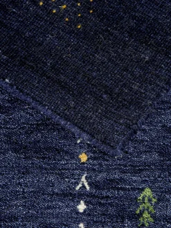 Kamlapur Gabbeh-Teppich, Dark Blue