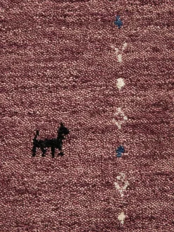 Kamlapur Gabbeh-Teppich, Mauve