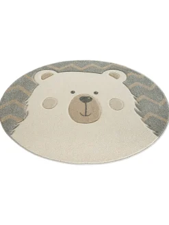 Karlo Kinder-Teppich, Creme/grau