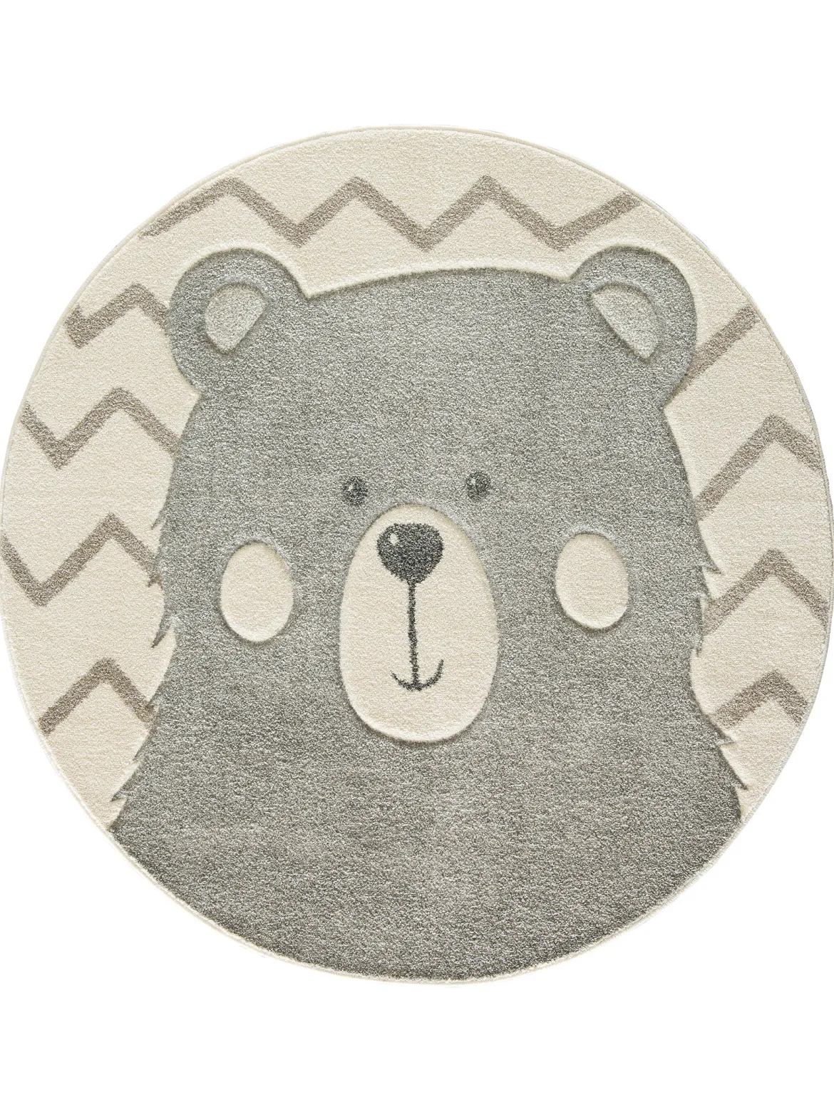 Karlo Kinder-Teppich, Grau/Beige