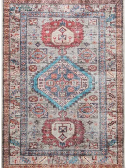 Kawas Vintage-Teppich, Multicolor